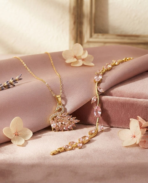 Bracelet tulip + Swan